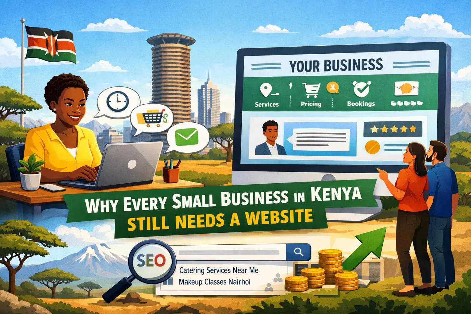 Why Every Small Business in Kenya Still Needs a Website (And How It Saves You Time & Money)